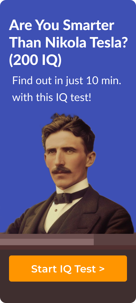 Nikola Tesla IQ score