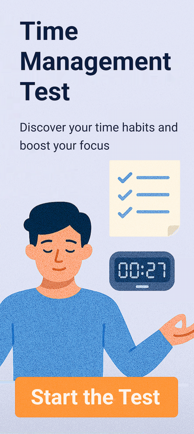 time management banner article